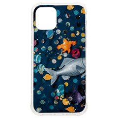 Confetti Ocean Themed Tropical Background Wallpaper 2 Iphone 12/12 Pro Tpu Uv Print Case