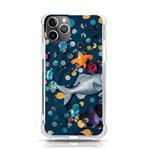 Confetti Ocean Themed Tropical Background Wallpaper 2 iPhone 11 Pro 5.8 Inch TPU UV Print Case Front