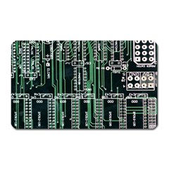 Printed Circuit Board Circuits Magnet (rectangular) by Celenk