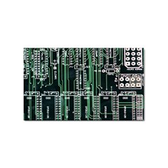 Printed Circuit Board Circuits Sticker Rectangular (10 Pack) by Celenk