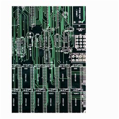 Printed Circuit Board Circuits Small Garden Flag (two Sides) by Celenk