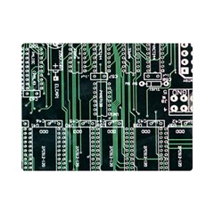 Printed Circuit Board Circuits Premium Plush Fleece Blanket (mini) by Celenk