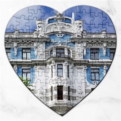 Squad Latvia Architecture Jigsaw Puzzle (heart) by Celenk