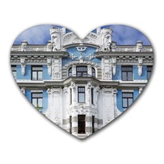 Squad Latvia Architecture Heart Mousepad by Celenk