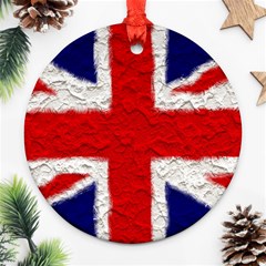 Union Jack Flag National Country Ornament (round) by Celenk