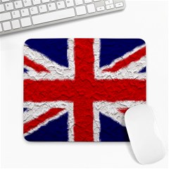 Union Jack Flag National Country Large Mousepad by Celenk