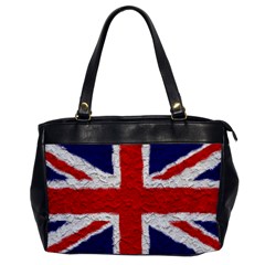 Union Jack Flag National Country Oversize Office Handbag by Celenk