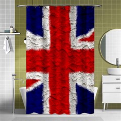 Union Jack Flag National Country Shower Curtain 48  X 72  (small)  by Celenk