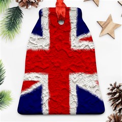 Union Jack Flag National Country Bell Ornament (two Sides) by Celenk