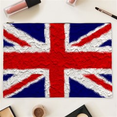 Union Jack Flag National Country Cosmetic Bag (xxl) by Celenk