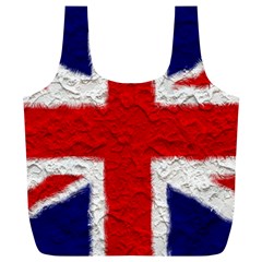 Union Jack Flag National Country Full Print Recycle Bag (xl) by Celenk