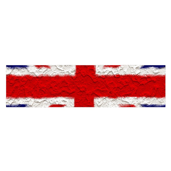 Union Jack Flag National Country Oblong Satin Scarf (16  x 60 )