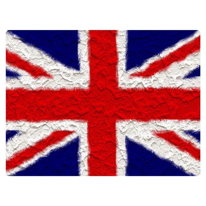 Union Jack Flag National Country Premium Plush Fleece Blanket (Extra Small)