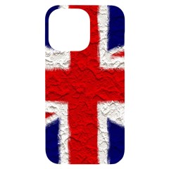 Union Jack Flag National Country Iphone 14 Pro Max Black Uv Print Case by Celenk