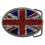 Union Jack Flag Uk Patriotic Belt Buckles Front