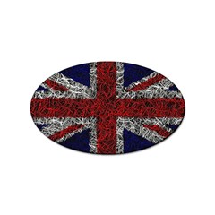 Union Jack Flag Uk Patriotic Sticker Oval (10 Pack) by Celenk