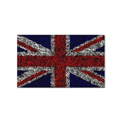 Union Jack Flag Uk Patriotic Sticker Rectangular (10 Pack) by Celenk