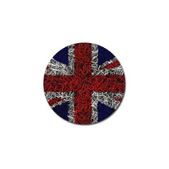 Union Jack Flag Uk Patriotic Golf Ball Marker (10 Pack) by Celenk