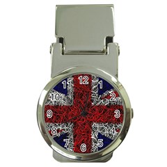 Union Jack Flag Uk Patriotic Money Clip Watches by Celenk