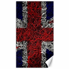 Union Jack Flag Uk Patriotic Canvas 40  X 72  by Celenk