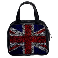 Union Jack Flag Uk Patriotic Classic Handbag (two Sides) by Celenk