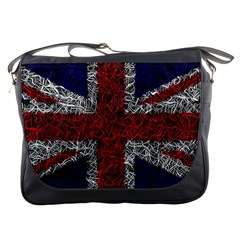 Union Jack Flag Uk Patriotic Messenger Bag by Celenk