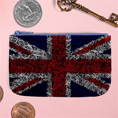 Union Jack Flag Uk Patriotic Large Coin Purse by Celenk