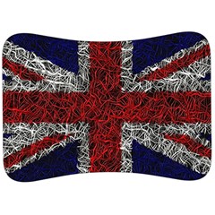 Union Jack Flag Uk Patriotic Velour Seat Head Rest Cushion by Celenk