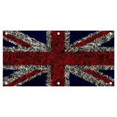 Union Jack Flag Uk Patriotic Banner And Sign 4  X 2  by Celenk