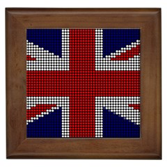 Union Jack Flag British Flag Framed Tile by Celenk