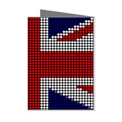 Union Jack Flag British Flag Mini Greeting Cards (pkg Of 8) by Celenk