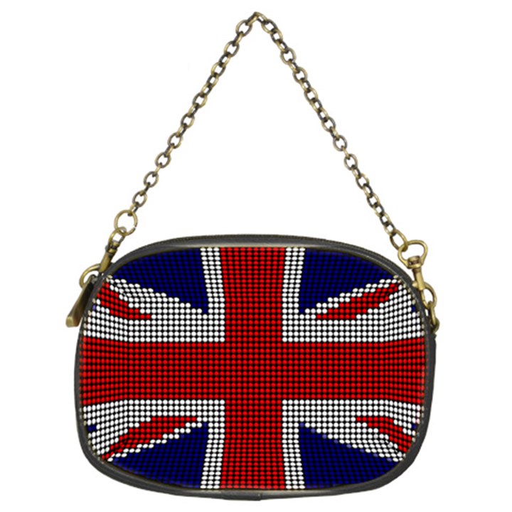 Union Jack Flag British Flag Chain Purse (Two Sides)