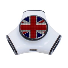 Union Jack Flag British Flag 3-port Usb Hub by Celenk