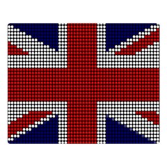 Union Jack Flag British Flag Two Sides Premium Plush Fleece Blanket (large) by Celenk