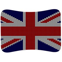 Union Jack Flag British Flag Velour Seat Head Rest Cushion by Celenk