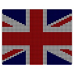 Union Jack Flag British Flag Premium Plush Fleece Blanket (medium) by Celenk