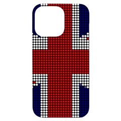 Union Jack Flag British Flag Iphone 14 Pro Max Black Uv Print Case by Celenk