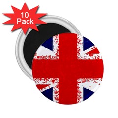 Union Jack London Flag Uk 2 25  Magnets (10 Pack)  by Celenk