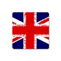 Union Jack London Flag Uk Square Magnet by Celenk