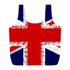 Union Jack London Flag Uk Full Print Recycle Bag (l) by Celenk