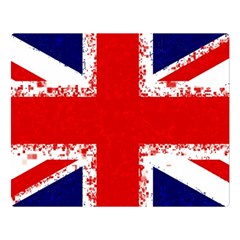 Union Jack London Flag Uk Two Sides Premium Plush Fleece Blanket (large) by Celenk