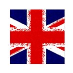 Union Jack London Flag Uk Square Satin Scarf (30  x 30 ) Front