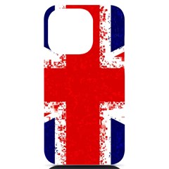 Union Jack London Flag Uk Iphone 14 Pro Black Uv Print Case