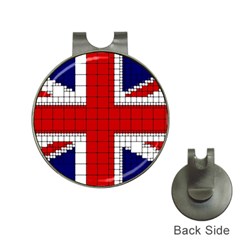 Union Jack Flag Uk Patriotic Hat Clips With Golf Markers by Celenk