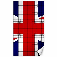 Union Jack Flag Uk Patriotic Canvas 40  X 72  by Celenk