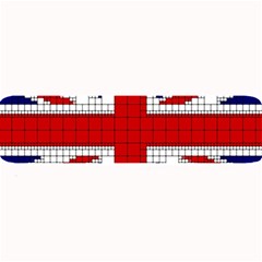 Union Jack Flag Uk Patriotic Large Bar Mat by Celenk