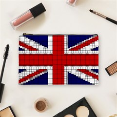 Union Jack Flag Uk Patriotic Cosmetic Bag (medium) by Celenk