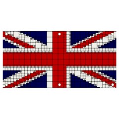 Union Jack Flag Uk Patriotic Banner And Sign 4  X 2  by Celenk