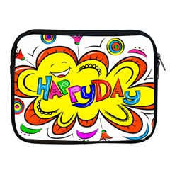 Happy Happiness Child Smile Joy Apple Ipad 2/3/4 Zipper Cases by Celenk