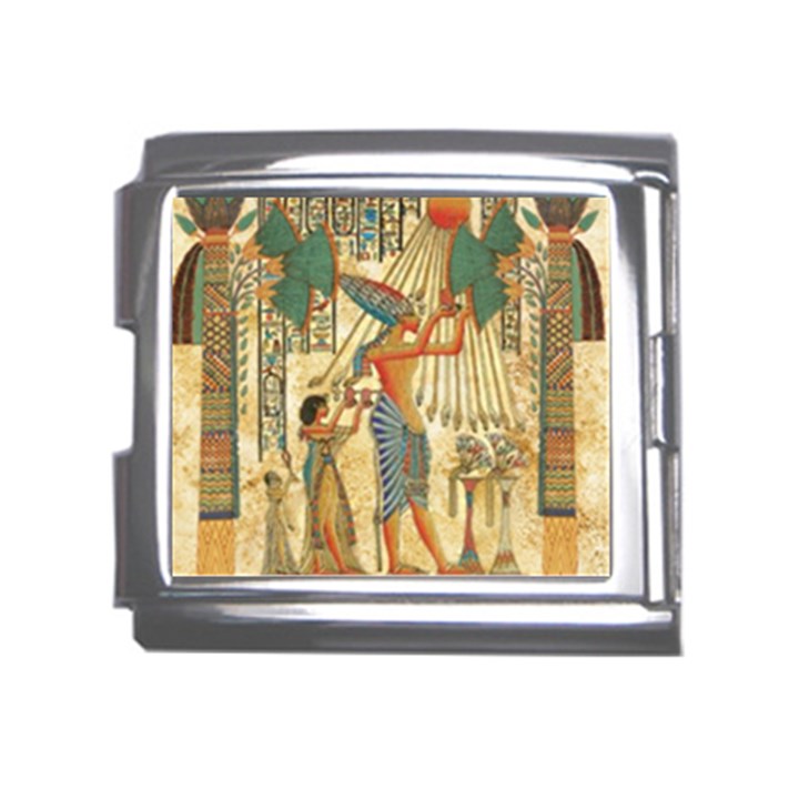 Egyptian Man Sun God Ra Amun Mega Link Italian Charm (18mm)